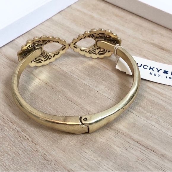 Lucky Brand Openwork Hinge Cuff - new - Picture 5 of 6